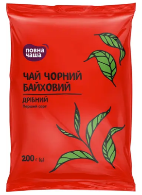 Чай чорний Повна Чаша дрібний 200 г